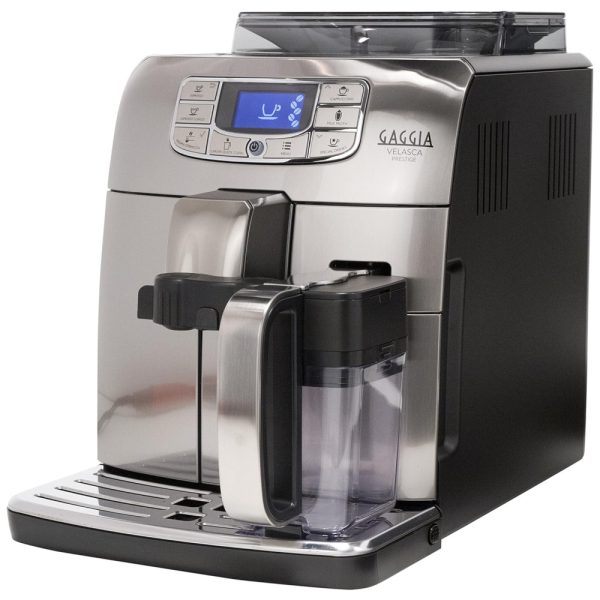 ectqws8tql170b_0 jpg - Máquina de Café Expresso 1,5L com 10 Opções de Finura e 5 Opções de Intensidade de Infusão, 220V 1400W, Gaggia Velasca Prestige, Prata