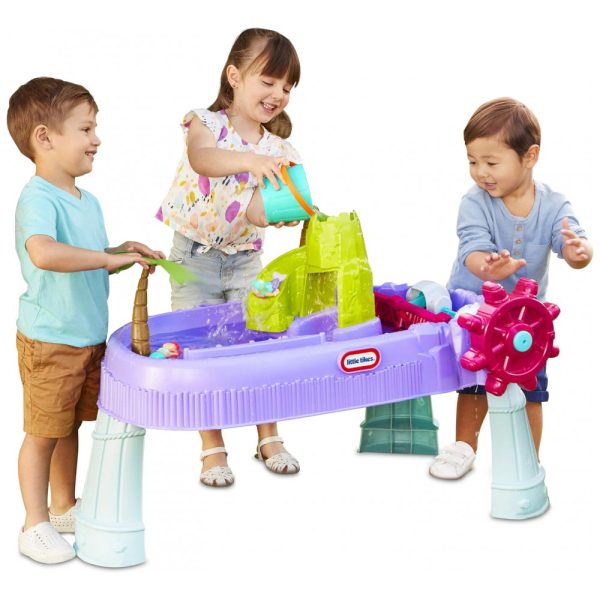 ectqx5g4xjv70b_0 jpg - Mesa Interativa com Água 5 Estações de Atividades para Crianças de 2 a 6 Anos, LITTLE TIKES 653070MX1, Rosa