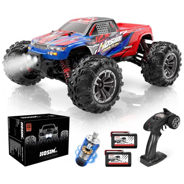 ectqxgxfg4n70b_0 jpg - Off Road Controle Remoto Caminhão 4x4 Sem Fio Alcance 80mts Velocidade 38km por hora, HOSIM, Vermelho