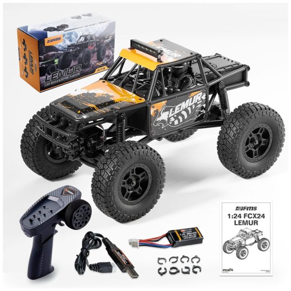 ectqxnlb3vjc0b_0 jpg - Carrinho de Controle Remoto, Off Road 4x4, Atinge 8 Km h, Mq Kun, Laranja