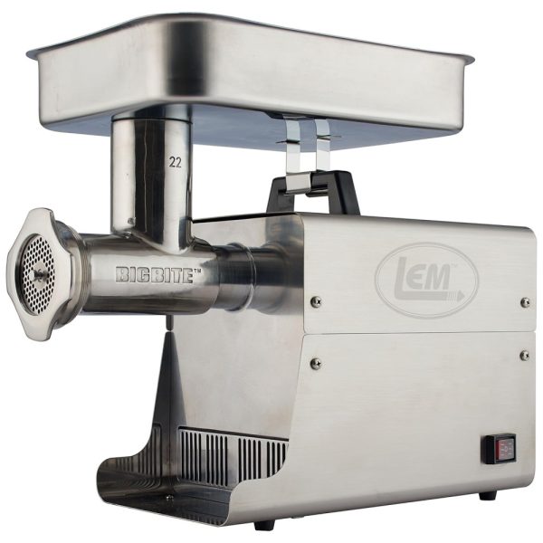 ectqxt4ycf470b_0 jpg - Moedor de Carne Elétrico, Aço Inox, 110v, LEM, Prateado