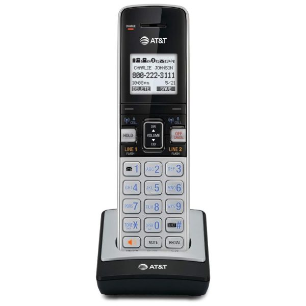 ectqy1dz8il00b_0 jpg - Telefone sem Fio Adicional para TL86103, ATT TL86003, Preto