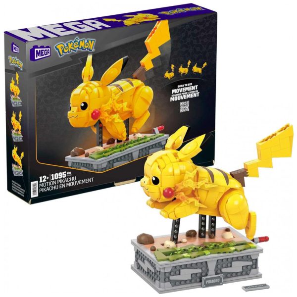 ectqy71t4wb90b_0 jpg - MEGA Pokemon HGC23 Kit de Construção Pikachu com 1092 Peças para 12 Anos ou mais