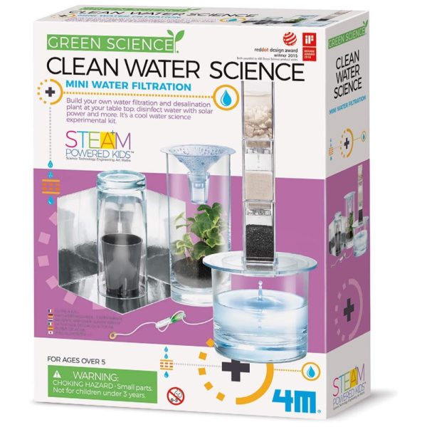 ectqy9uocj200b_0 jpg - Kit de Experimentos 4M Ciência da Água Limpa Aprenda sobre Mudanças Climáticas e Aquecimento Global com Brinquedo Educativo STEM para Crianças Toysmith