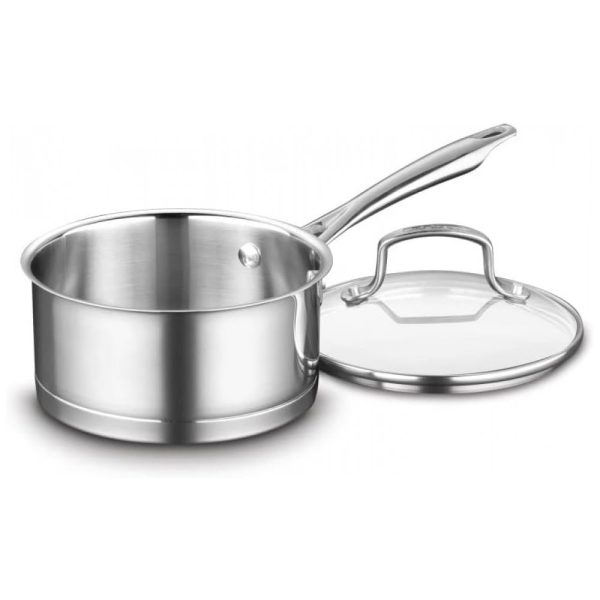 ectqydk1r7h10b_0 jpg - Panela Profissional 1,5 Litros em Aço Inoxidável, Cuisinart