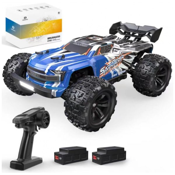 ectqyhzx1zyb0b_0 jpg - Carrinho de Controle Remoto Off Road de Alta Velocidade com 2 Baterias, DEERC, Azul