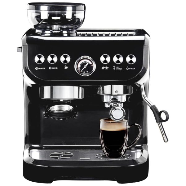 ectqytsnpg5c0b_0 jpg - Máquina de Café Expresso 20 BAR com Batedor de Leite, Vaporizador, Moedor Embutido e Tanque de Água Removível de 2L, 110V 1450W, MIROX, Preta