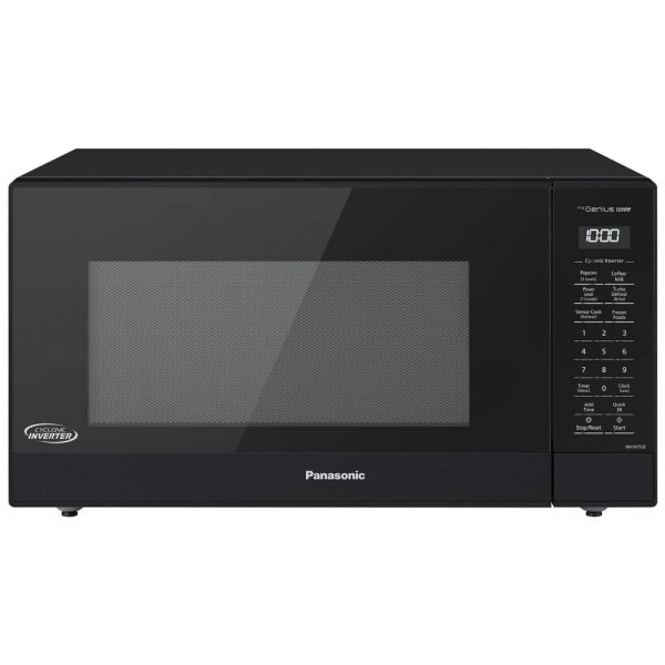 ectqz2yqvs580b_0 jpg - Micro Ondas de Bancada em Aço Inoxidável 45L com Inversor Ciclônico, 110V 1250W, Panasonic SN75LB, Preto