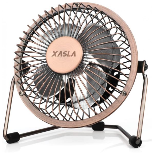 ectqz4n3cx890b_0 jpg - Ventilador de Mesa com 1 Velocidade, USB, 110V 3W, XASLA F405, Bronze