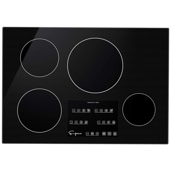 ectqz5bnx1180b_0 jpg - Cooktop Elétrico de Indução para Embutir 30 76CM com 4 Queimadores, Vidro Cerâmico, 220V 2700W, Empava IDC30, Preto