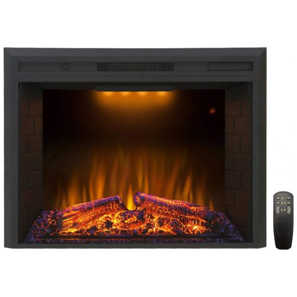 ectqzd9gc9170b_0 jpg - Lareira Elétrica de Embutir A63x77L com Controle Remoto e Proteção contra Superaquecimento, 1500W, 110v, VALUXHOME VEF28, Preto