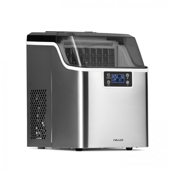 ectqzh62gwh90b_0 jpg - Máquina de Gelo Automática Portátil Produz até 20kg, 24H, Cor, 110v, NEWAIR 1, Prateado