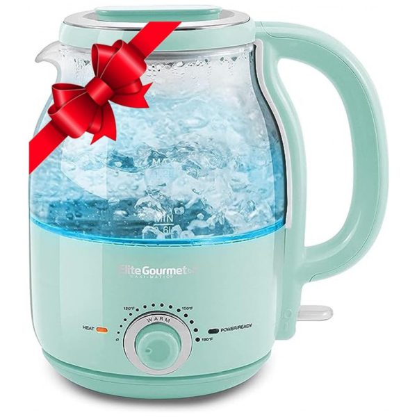 ectqzjqfqsb80b_0 jpg - Chaleira Elétrica 1.2L com Desligamento Automático e Controle de Temperatura, 110v, ELITE GOURMET EKT1220M, Azul