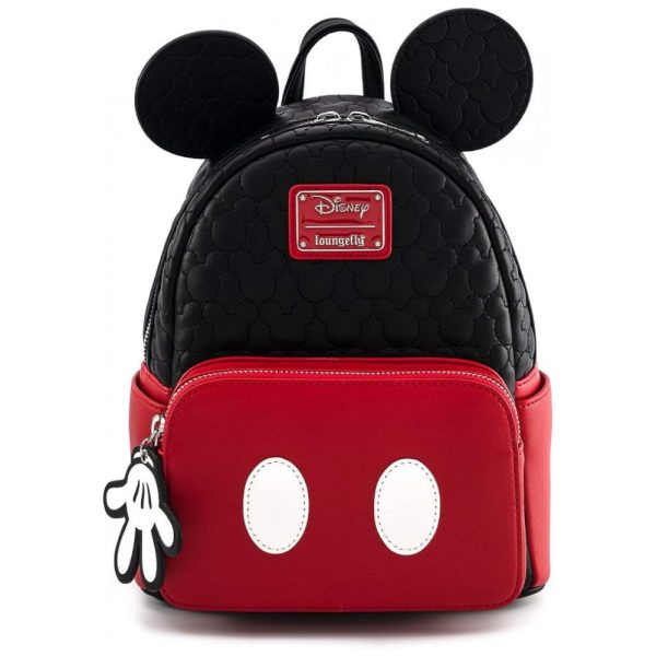 ectqzx5z7rb80b_0 jpg - Mini Mochila Escolar Infantil Loungefly Disney Mickey Mouse para Crianças a Partir de 5 Anos, Preta e Vermelha