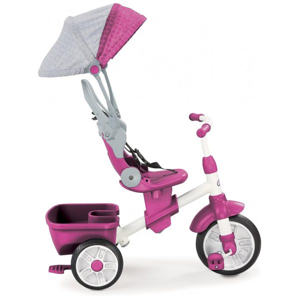 ectq04katmu00b_0 jpg - Triciclo de Passeio com 4 Estágios Proteção para Sol e Porta Objetos, LITTLE TIKES 639654C, Rosa