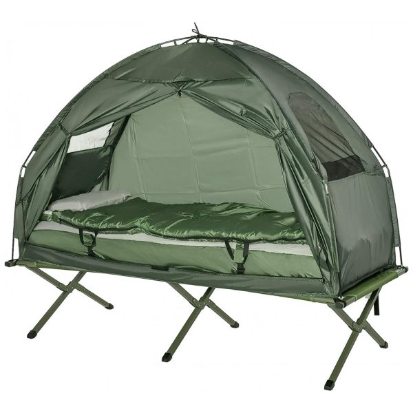 ectq07bvbve00b_0 jpg - Barraca Suspensa Portátil para Acampamento, Camping, OUTSUNNY B2 0006, Verde