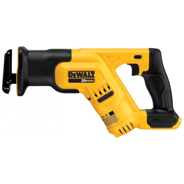 ectq07s0ndo00b_0 jpg - Serra Sabre com Velocidade de até 2900 SPM e Luz LED, Não Inclui Bateria, DEWALT DCS387B, Amarelo