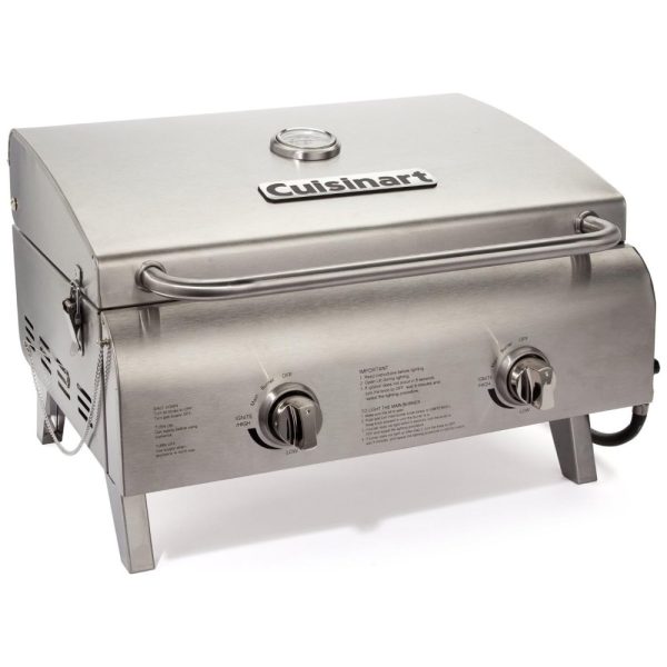 ectq08bhb3f00b_0 jpg - Grill, Churrasqueira ,Gás De Mesa Profissional, Aço Inox, CUISINART CGG 306, Prateado