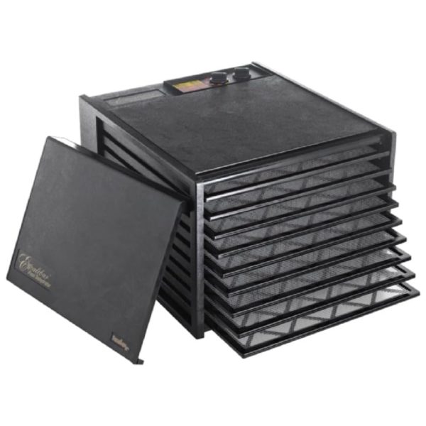 ectq0df4vo800b_0 jpg - Desidratador de Alimentos 9 Tray 600W, EXCALIBUR 3926TB, Preto