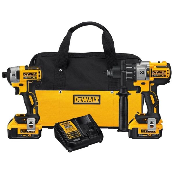 ectq0pa91qd10b_0 jpg - Kit Chave de Impacto DCF887 e Furadeira DCD996 com 2 Baterias, Carregador e Bolsa de Transporte, DEWALT DCK299M2, Amarelo