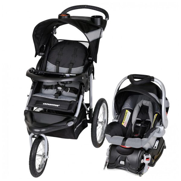 ectq0xiplqb10b_0 jpg - Carrinho de Bebê com Cadeira para Carro Baby Trend Corredor, Preto e Branco