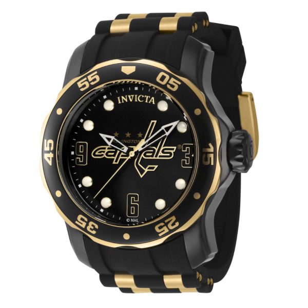 ectq11324_gz_vni_0-1 jpg - Relgio Invicta NHL Washington Capitals Masculino 48mm, Ouro e Preto ZG 42311 um acessrio de estilo para os fs de hquei.