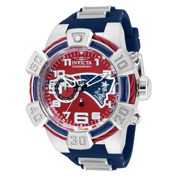 ectq18753_vni_0 jpg - Relgio NFL New England Patriots Masculino 52mm. Branco. Azul 35781, Invicta