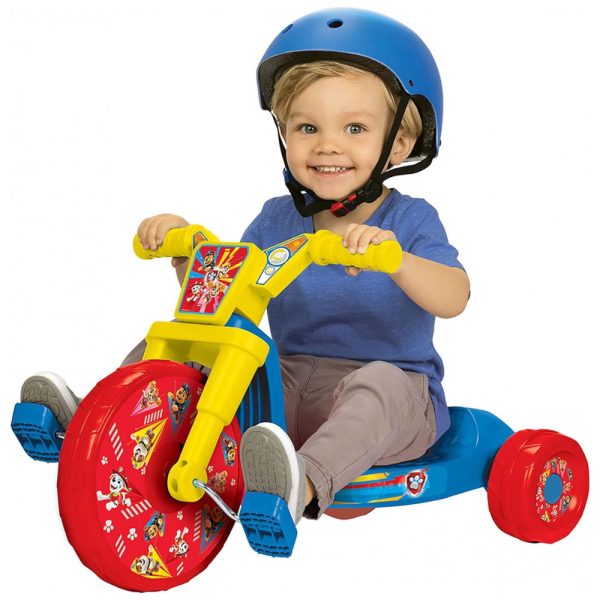 ectq1v8cssrb0b_0 jpg - Triciclo Infantil com 10 Rodas Voadoras para Crianças de 2 a 4 Anos, Paw Patrol, Azul e Vermelho