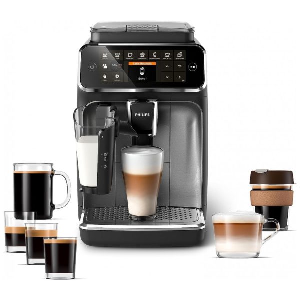 ectq1yfn7js80b_0 jpg - Cafeteira Elétrica, Expresso 1.8L com Tela Digital, 110v, PHILIPS KITCHEN APPLIANCES EP4347, 94, Preto