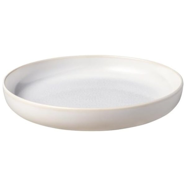 ectq24btblrc0b_0 jpg - Prato Fundo em Porcelana Premium, Villeroy Boch Artesanal, 1 Unidade, Bege Algodão