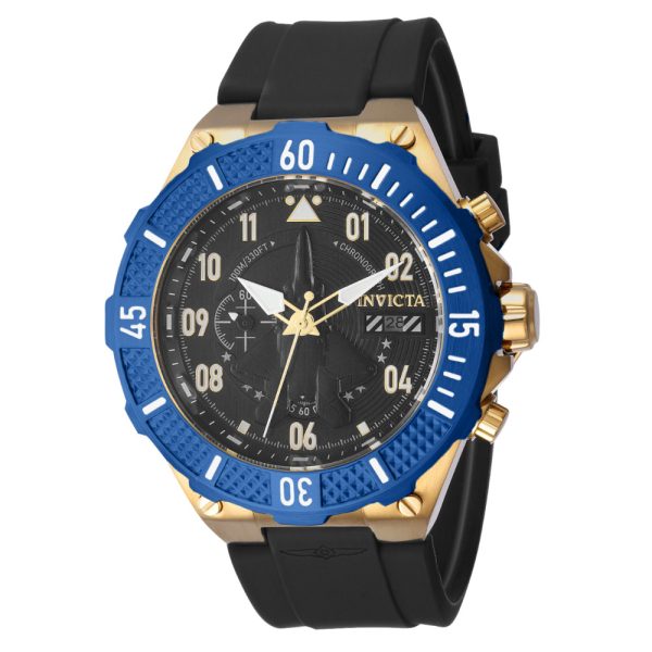 ectq29893_vni_0 jpg - Relógio Masculino Aviator, Invicta 39892, Preto, Dourado e Azul