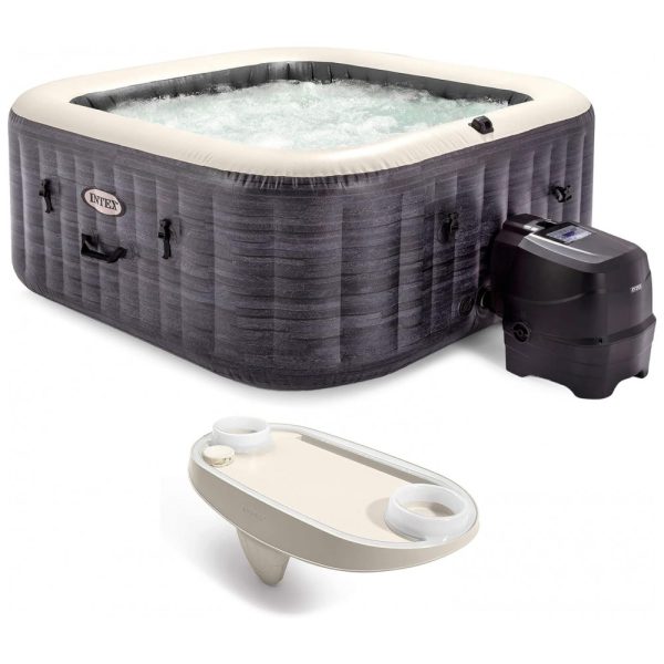 ectq2q26my9b0b_0-1 jpg - Spa Inflável Hidromassagem para 4 Pessoas com Supote para Celular e Tablet, Intex 28449EP, Cinza