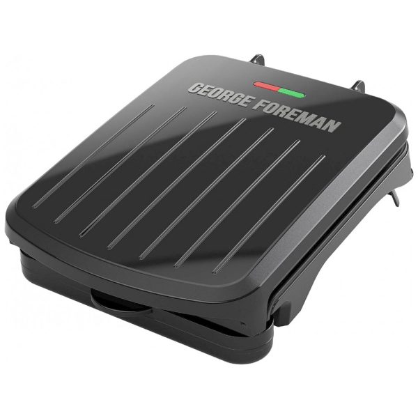 ectq3644pb890b_0 jpg - Churrasqueira Grill Elétrico serve até 2 Porções, 110v, GEORGE FOREMAN GRS040B, Preto