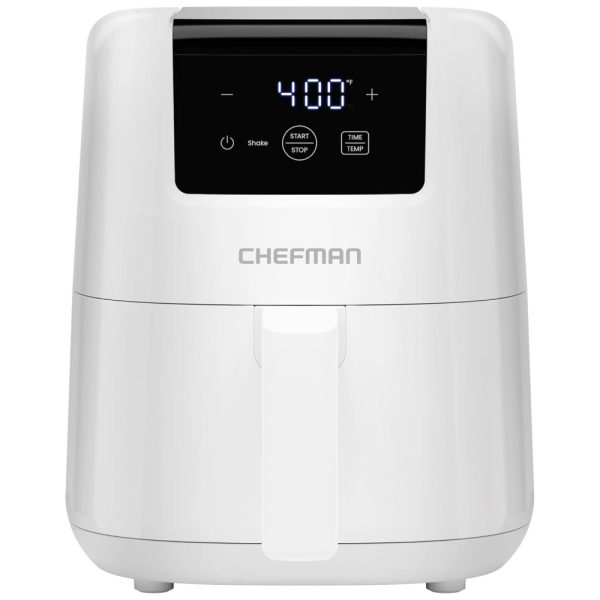 ectq37z2jnvc0b_0 jpg - Mini Air Fryer 1,8L com Temporizador Digital, Lembrete de Agitação, Cesto Antiaderente e Lavável na Máquina de Lavar Louças, 110V 900W, Chefman, Branca