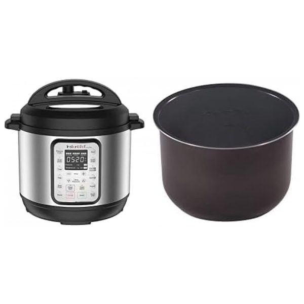 ectq3k375fc80b_0 jpg - Panela de Pressão Elétrica 9 em 1, 6L com Painel de LED e Panela Revestida de Cerâmica, 110V, Instant Pot, Prata