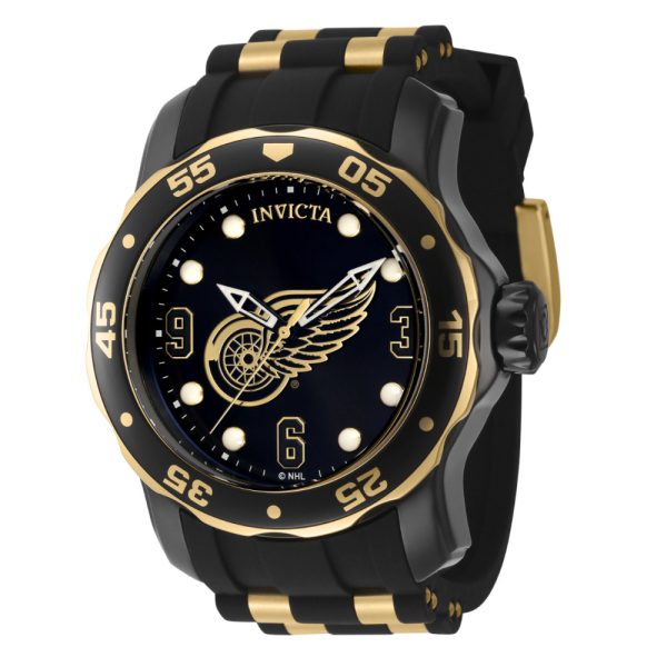 ectq41324_gz_vni_0-1 jpg - Relgio masculino Invicta NHL Detroit Red Wings 48 mm, ouro e preto ZG 42314 estilo e sofisticao para o seu dia a dia.