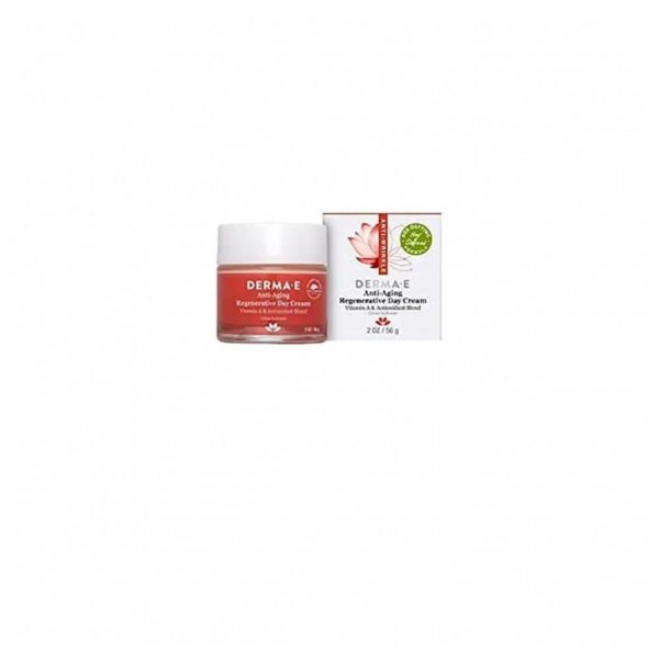 ectq41uzeg000b_0 jpg - Facial Anti Rugas Reafirmante Leve com, Óleo de Jojoba e Vitamina 56g, DERMA E 2125, Vermelho