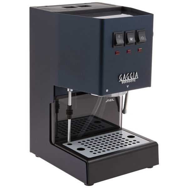 ectq483w1h680b_0 jpg - Máquina de Café Expresso com Bocal de Leite e Porta Filtro em Aço Inoxidável de 58mm, 110V 1200W, Gaggia RI9380 50 Classic Evo Pro, Azul