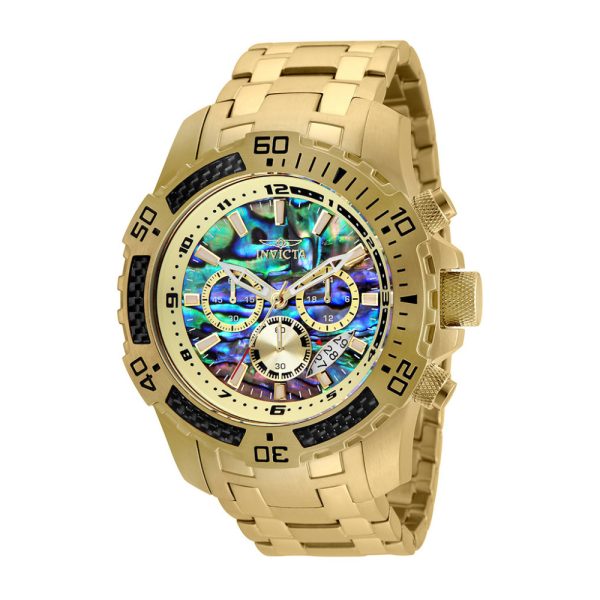 ectq49052_vni_0-2 jpg - Relgio Masculino Invicta Pro SCUBA com Mostrador Abalone 51mm em Ouro 25094