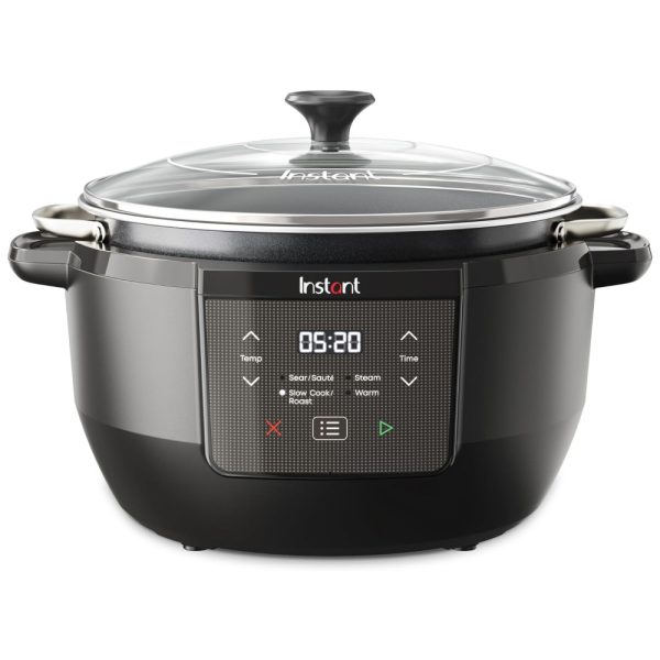 ectq4hwxh6pc0b_0 jpg - Panela Elétrica Multifuncional 4 em 1, Capacidade 7L com Tampa de Vidro e Display LED, 110V 800W, Instant Pot, Preta