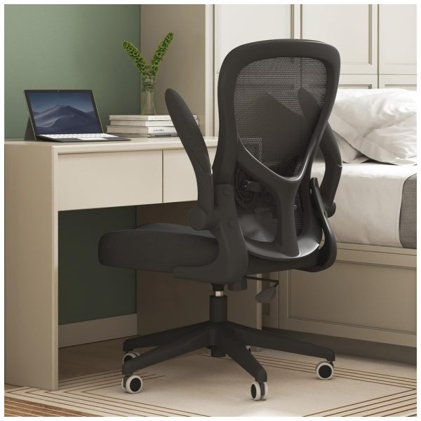 ectq5cbrqx580b_0 jpg - Cadeira de Escritório Ergonômica com Apoio para Lombar e Braços Articulados, HBADA HDNY163BM, CB, Preto