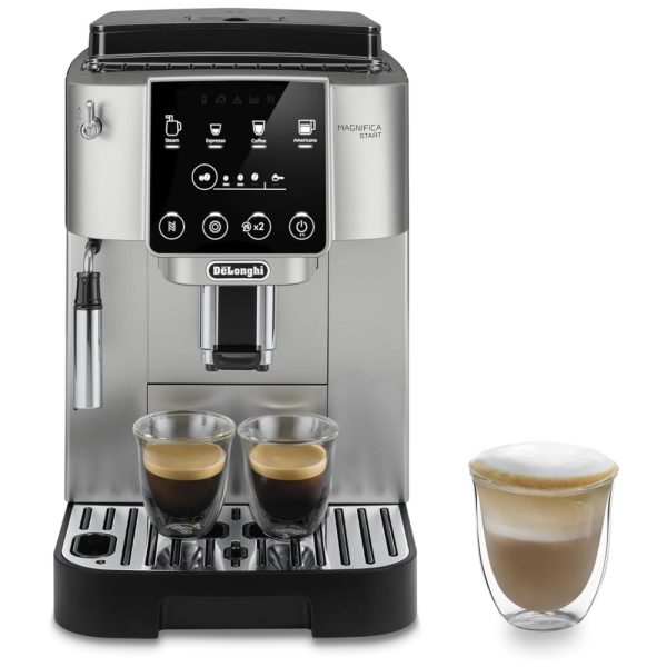 ectq5kdhhcwc0b_0-1 jpg - Máquina de Café Expresso Automática com Espuma de Leite Manual e Desligamento Automático, 110V 1250W, De Longhi Magnifica Start, Prata