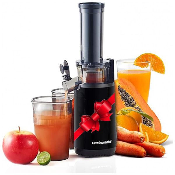 ectq5nsn9f4b0b_0 jpg - Centrifuga de Frutas para Alto Rendimento de Nutrientes, 110V Elite Gourmet EJX600, Preta