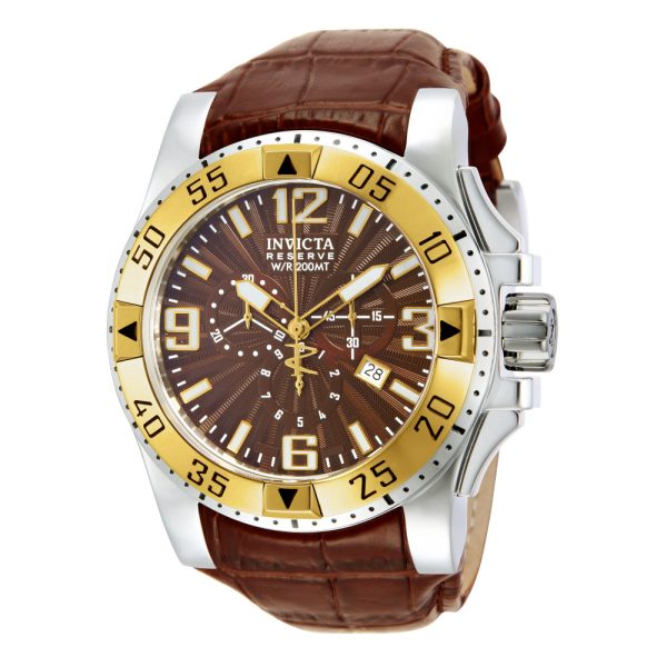 ectq60901_vni_0 jpg - Reserva Excurso Swiss Ronda Z60 Calibre Men s Watch 49.5mm. Marrom 10906, Invicta