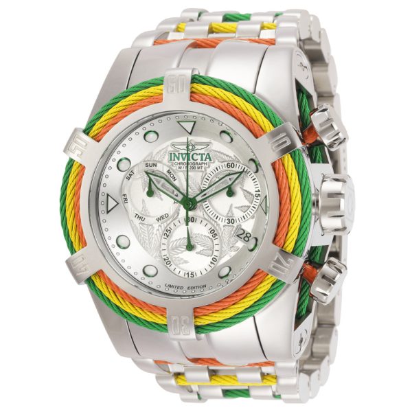 ectq69472_vni_0 jpg - Relgio masculino Bolt Swiss Ronda Z60 calibre 53 mm. Ao. Vermelho. Amarelo. Verde 27496, Invicta