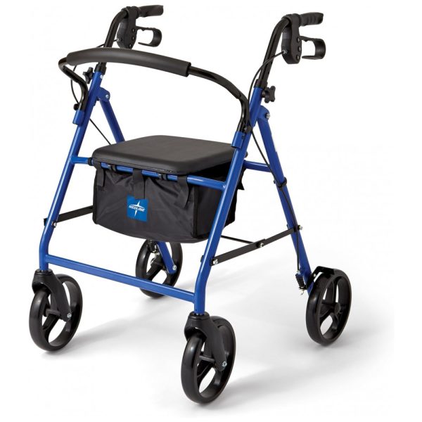 ectq6udqg6i00b_0 jpg - Andador Adulto Idoso com Apoio de Braço, Assento Acolchoado e Cesto, Suporta até 158 kg, MEDLINE MDS86850EBS8, Azul