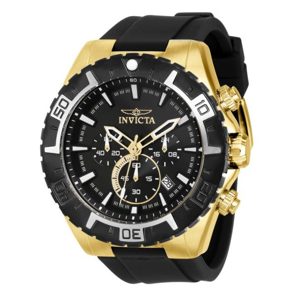 ectq72673_vni_0-2 jpg - Relógio Masculino Aviator, Invicta 37627, Preto e Dourado