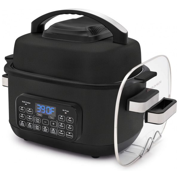 ectq7c2x3z7b0b_0 jpg - Fritadeira Elétrica Air Fryer 13 em 1, 6,5 Litros com Tela LED e Cerâmica Antiaderente, GreenPan, Preta