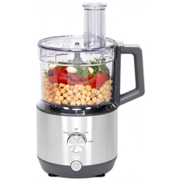 ectq8412lwn80b_0 jpg - Processador de Alimentos, capacidade de 2,8L, com alça ergonômica e bocal extra largo, 550W, prata, 110v, GE G8P0AASSPSS, Palha