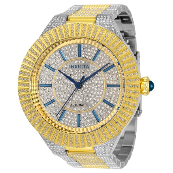 ectq88543_vni_0 jpg - Relógio Masculino Analógio Automático 54mm, Invicta Specialty 34588, Prata e Dourado